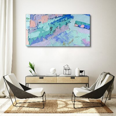 Tableau sur toile Paysages abstraits aux couleurs pastel