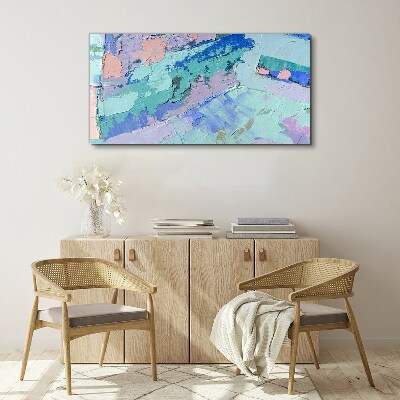 Tableau sur toile Paysages abstraits aux couleurs pastel