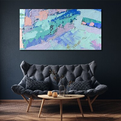 Tableau sur toile Paysages abstraits aux couleurs pastel