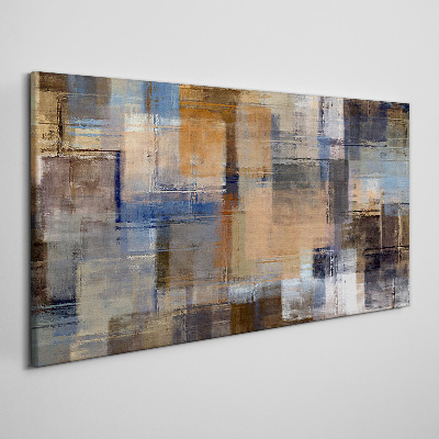 Tableau sur toile Composition abstraite en couleurs