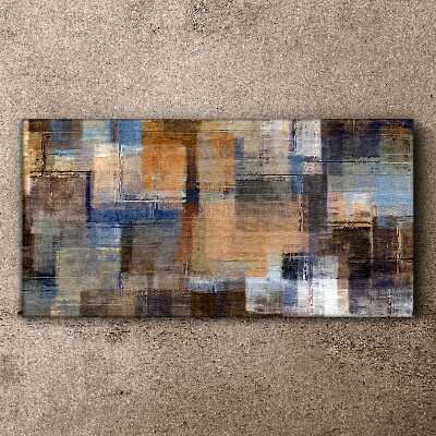 Tableau sur toile Composition abstraite en couleurs