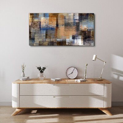Tableau sur toile Composition abstraite en couleurs