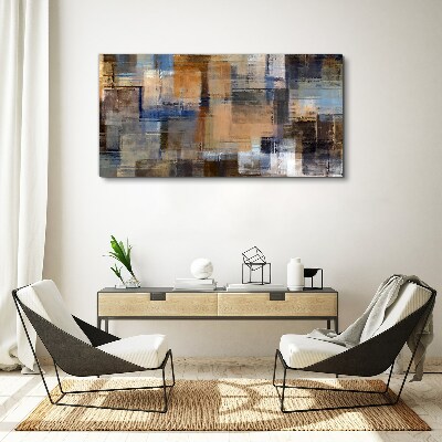 Tableau sur toile Composition abstraite en couleurs