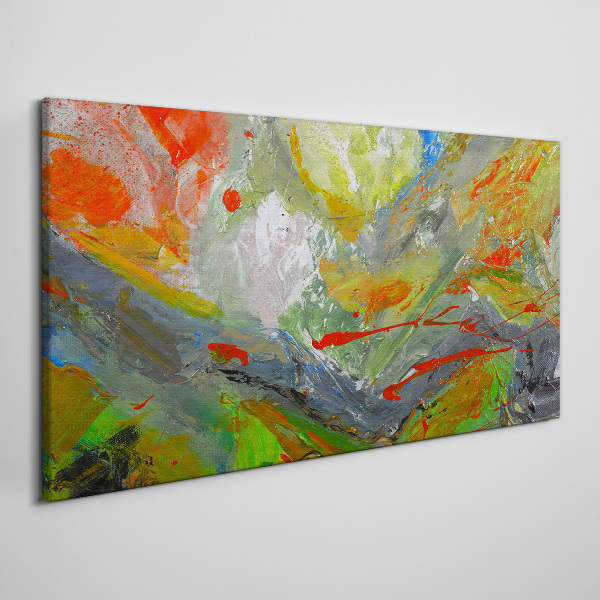 Tableau imprimé sur toile Une explosion dynamique de couleurs