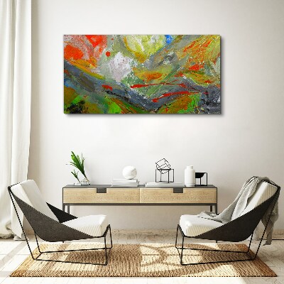 Tableau imprimé sur toile Une explosion dynamique de couleurs