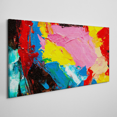 Tableau imprimé sur toile Chaos coloré sur toile