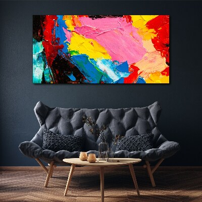 Tableau imprimé sur toile Chaos coloré sur toile