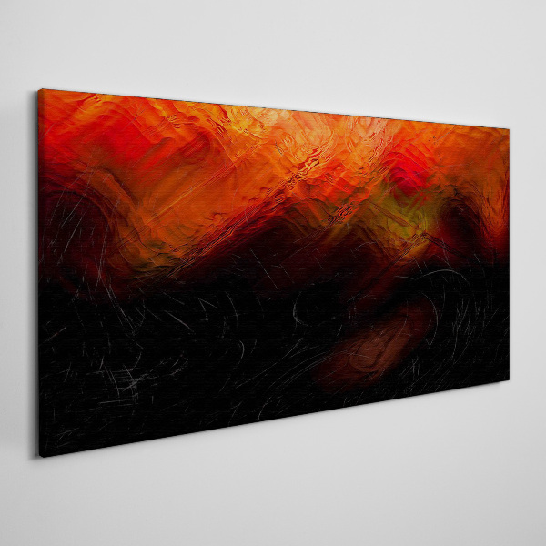 Tableau imprimé sur toile Coucher de soleil en feu