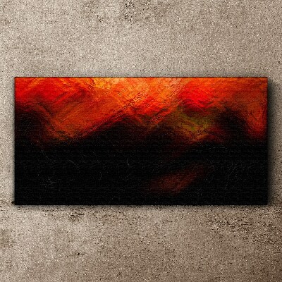 Tableau imprimé sur toile Coucher de soleil en feu