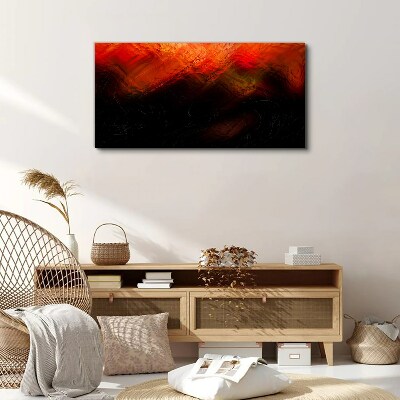 Tableau imprimé sur toile Coucher de soleil en feu