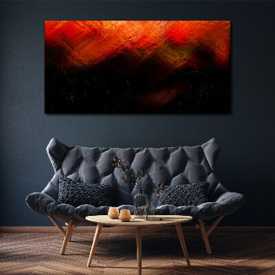 Tableau imprimé sur toile Coucher de soleil en feu