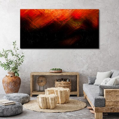 Tableau imprimé sur toile Coucher de soleil en feu