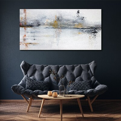 Tableau imprimé sur toile Paysage abstrait en nuances de gris