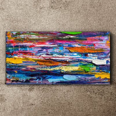 Tableau sur toile Paysage abstrait coloré