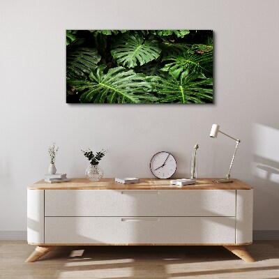 Tableau toile imprimée Jungle verte