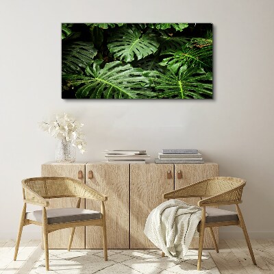 Tableau toile imprimée Jungle verte