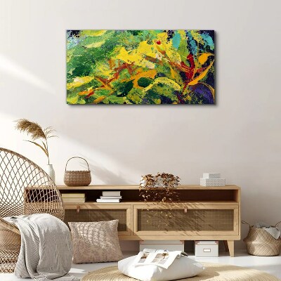 Tableau toile imprimée Une explosion de couleurs tropicales