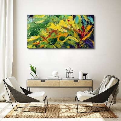 Tableau toile imprimée Une explosion de couleurs tropicales