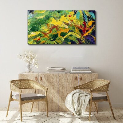 Tableau toile imprimée Une explosion de couleurs tropicales
