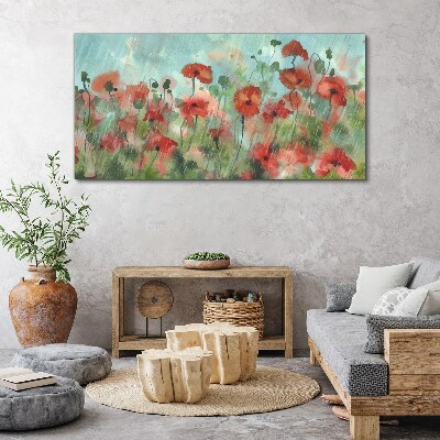 Tableau imprimé sur toile Un paysage floral dans l'aura printanière
