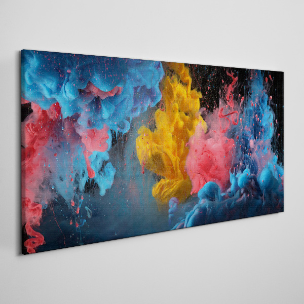 Tableau imprimé sur toile Explosions colorées d'émotions