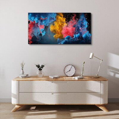 Tableau imprimé sur toile Explosions colorées d'émotions