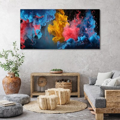 Tableau imprimé sur toile Explosions colorées d'émotions