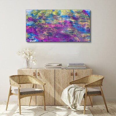 Tableau toile imprimée Reflets en couleur