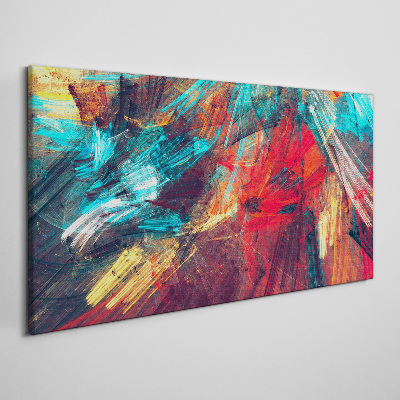 Tableau toile imprimée Une explosion dynamique de couleurs