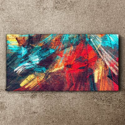 Tableau toile imprimée Une explosion dynamique de couleurs