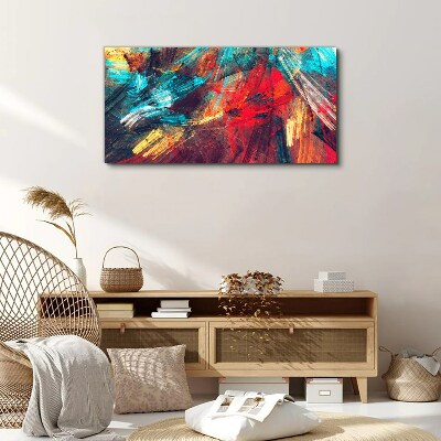 Tableau toile imprimée Une explosion dynamique de couleurs