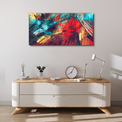 Tableau toile imprimée Une explosion dynamique de couleurs