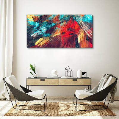 Tableau toile imprimée Une explosion dynamique de couleurs