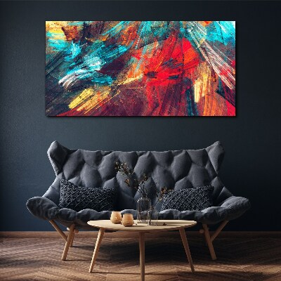 Tableau toile imprimée Une explosion dynamique de couleurs