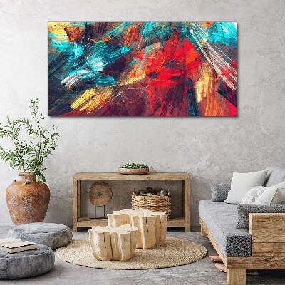 Tableau toile imprimée Une explosion dynamique de couleurs