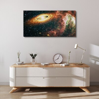 Tableau sur toile Vortex galactique cosmique