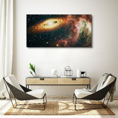 Tableau sur toile Vortex galactique cosmique