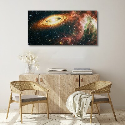 Tableau sur toile Vortex galactique cosmique