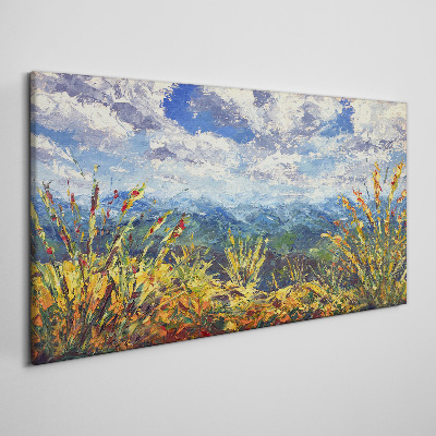 Tableau sur toile Paysages de montagne en été