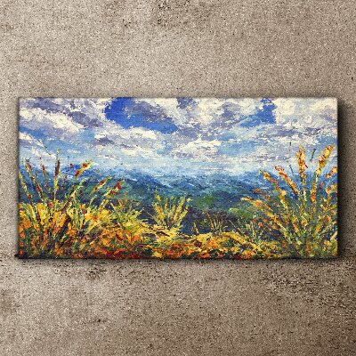 Tableau sur toile Paysages de montagne en été