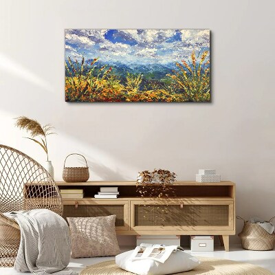 Tableau sur toile Paysages de montagne en été