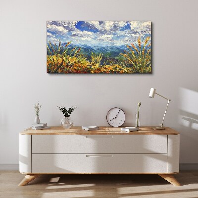 Tableau sur toile Paysages de montagne en été