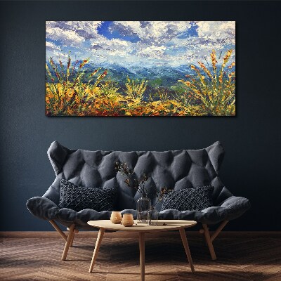Tableau sur toile Paysages de montagne en été