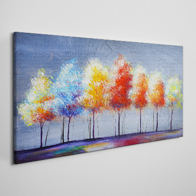 Tableau imprimé sur toile Couleurs d'automne dans le parc