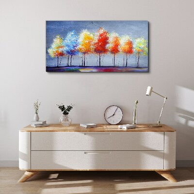 Tableau imprimé sur toile Couleurs d'automne dans le parc