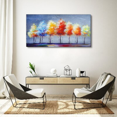 Tableau imprimé sur toile Couleurs d'automne dans le parc