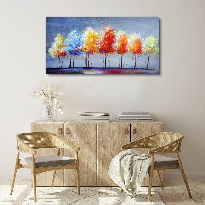 Tableau imprimé sur toile Couleurs d'automne dans le parc
