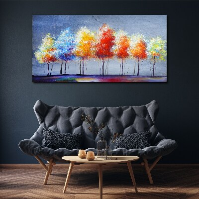 Tableau imprimé sur toile Couleurs d'automne dans le parc