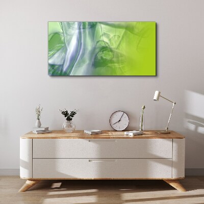 Tableau sur toile Transparence et vert