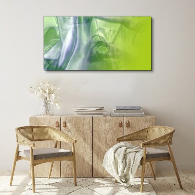 Tableau sur toile Transparence et vert